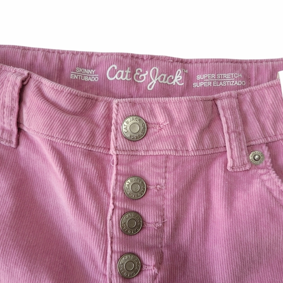 Girls Cat & Jack Pink Corduroy Pants Sz 22 NWT - Picture 4 of 5